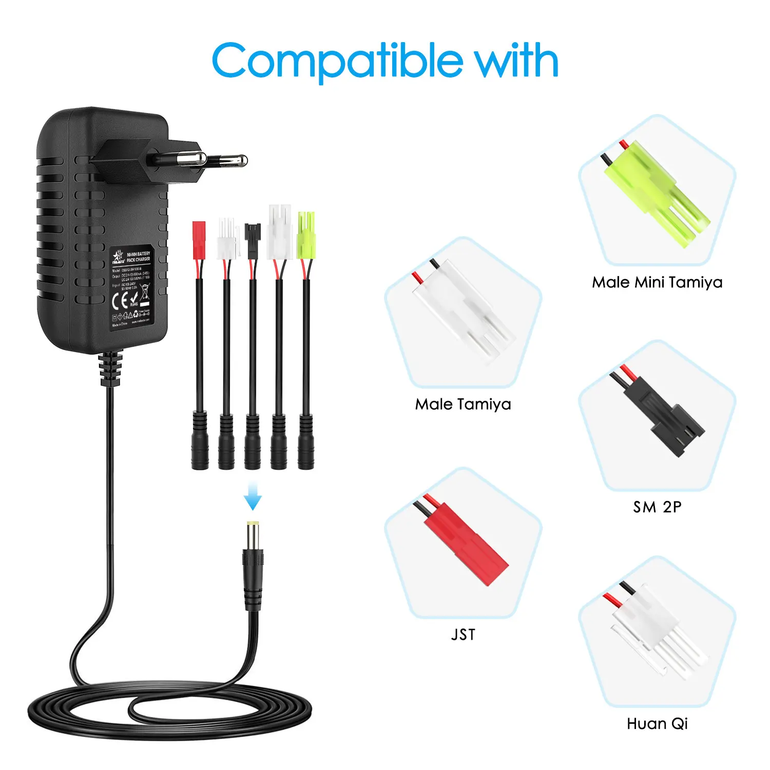 Melasta 2.4V 4.8V 6V 7.2V 8.4V 9.6V Thông Minh NIMH 2-10S, Tỷ Pin Cho Sơn Mô Hình Chuyên Dụng Tamiya /Mini Sơn Mô Hình Chuyên Dụng Tamiya/SM 2P/JST/HuanQi