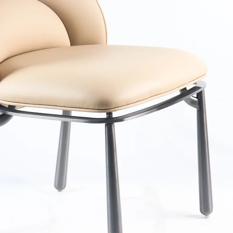 كرسي طعام فاخر خفيف من الشمال، كرسي خلفي للفندق بسيط وحديث للمنزل