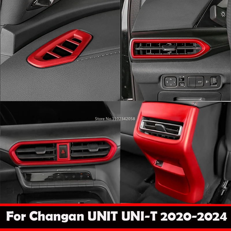 

For Changan UNIT UNI-T 2020 21 22 23 2024 Air conditions outlet cover interior accessories front rear side center AC vent cover