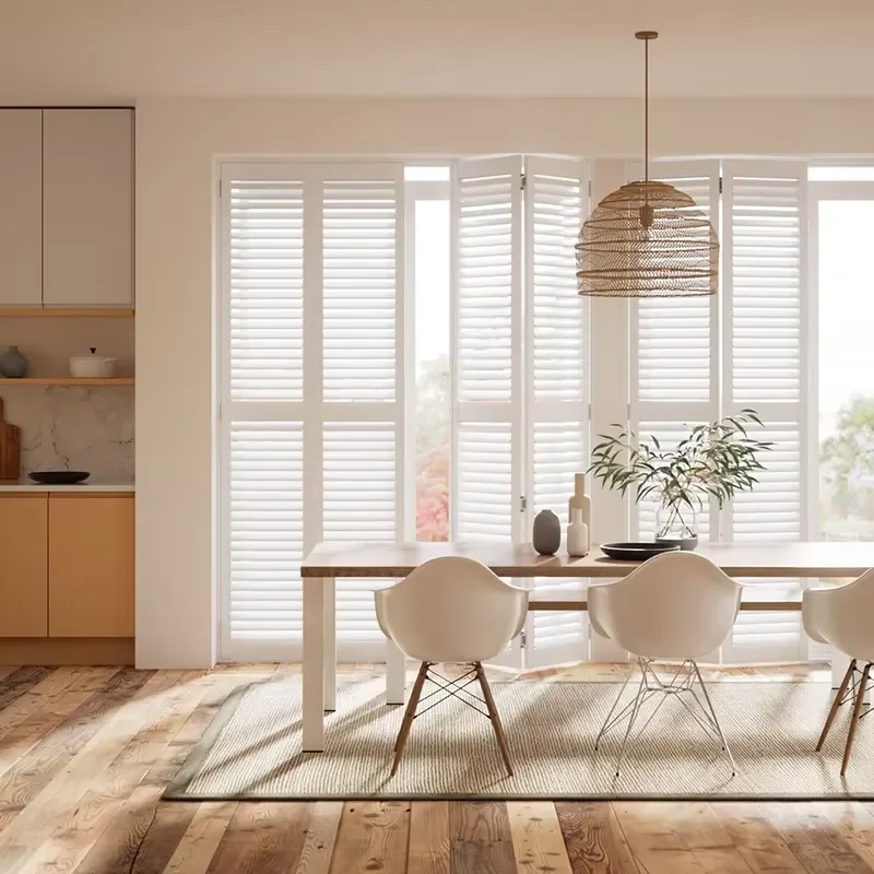 Bestseller & Cost-effective Premium Wooden Plantation Shutters for Kitchen & Outdoor Use-Eco-Friendly Durable Window Shutters