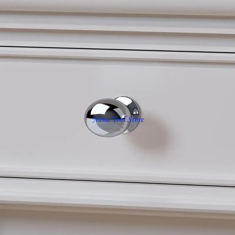 31GJ 10pcs Oval Cupboard Pulls Aluminum Drawer Handles Ensuring Longevity Aesthetic & Size for Furniture Upgrades