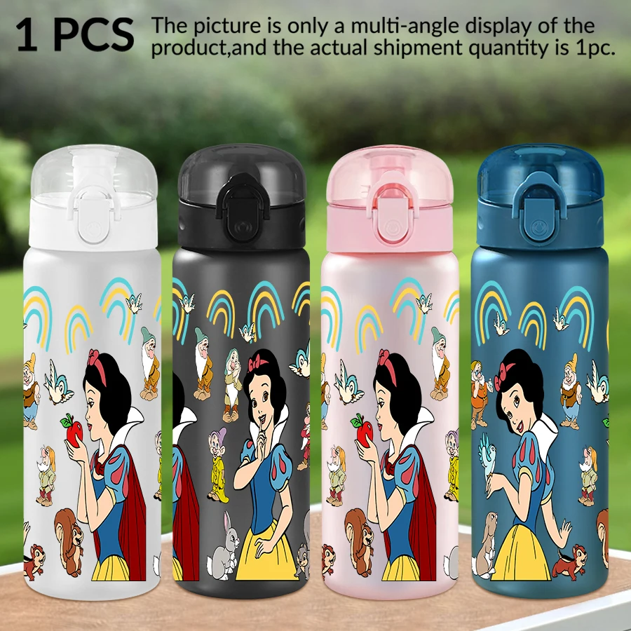 

1Pc Disney Snow White Seven Dwarfs pattern 26oz plastic water bottle outdoor sports water cup birthday/homecoming gift