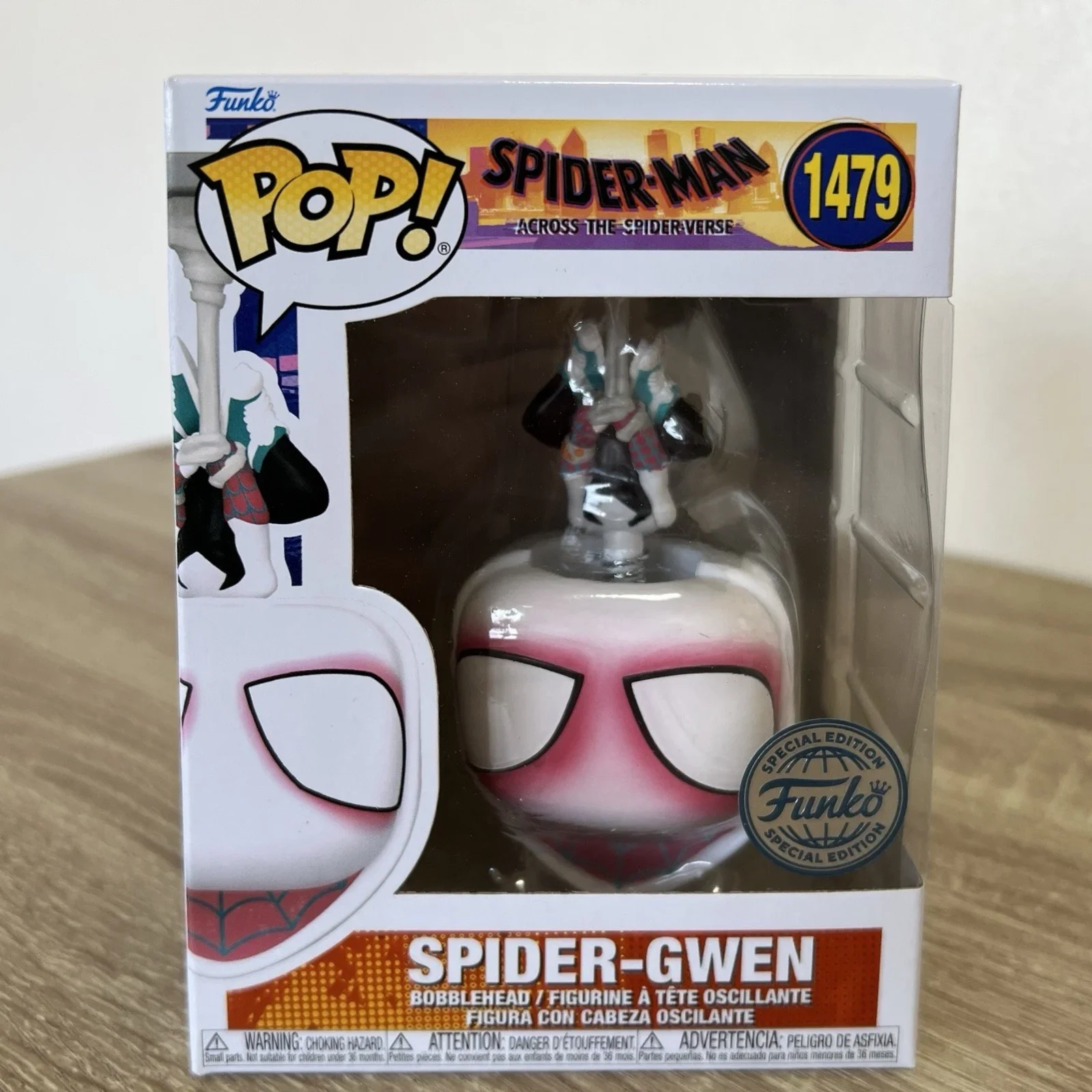 Funko Pop Marvel Comics Spider Man Spider-Gwen #1479 (Upside Down) Vinyl Figure Collectible Limited Edition Model Toy Gift - Image 3
