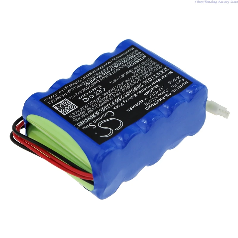 12.0V 2000mAh Medical Battery TMK-AA200E for Angel AJ5808A AJ5808  +TOOL