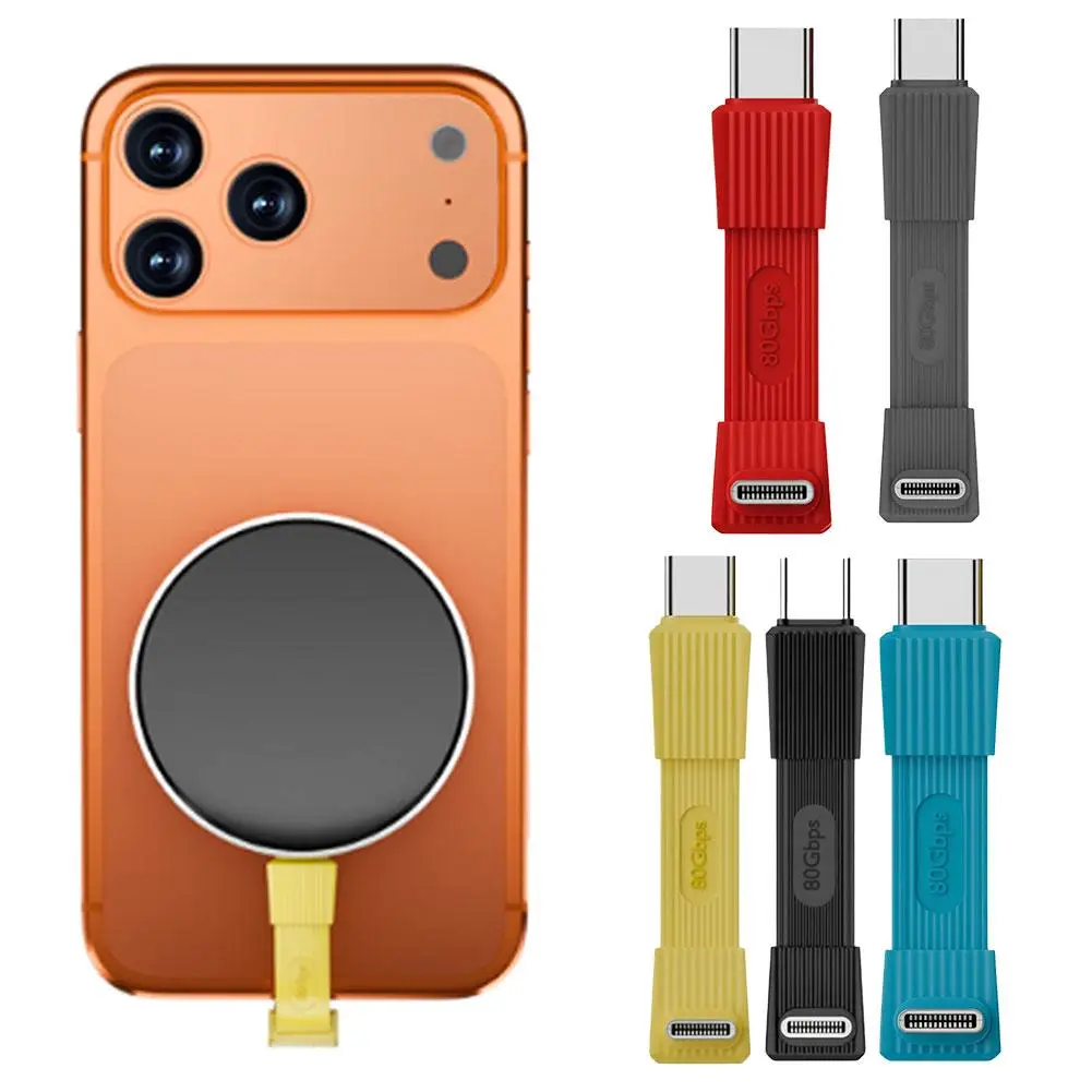 Neues kurzes USB-C-auf-USB-C-Kabel 240 W Schnellladung PD3.1 Standard 8K/60 Hz Ultraklare Videoübertragung