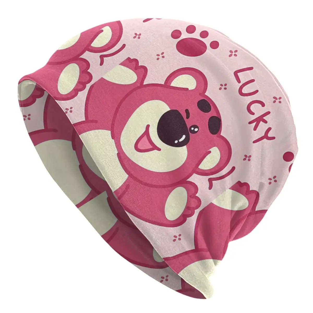 Lucky Cute Toys Lotso Cap dibujos animados Hip Hop Unisex Street Skullies gorros sombreros primavera cálido gorro multifunción