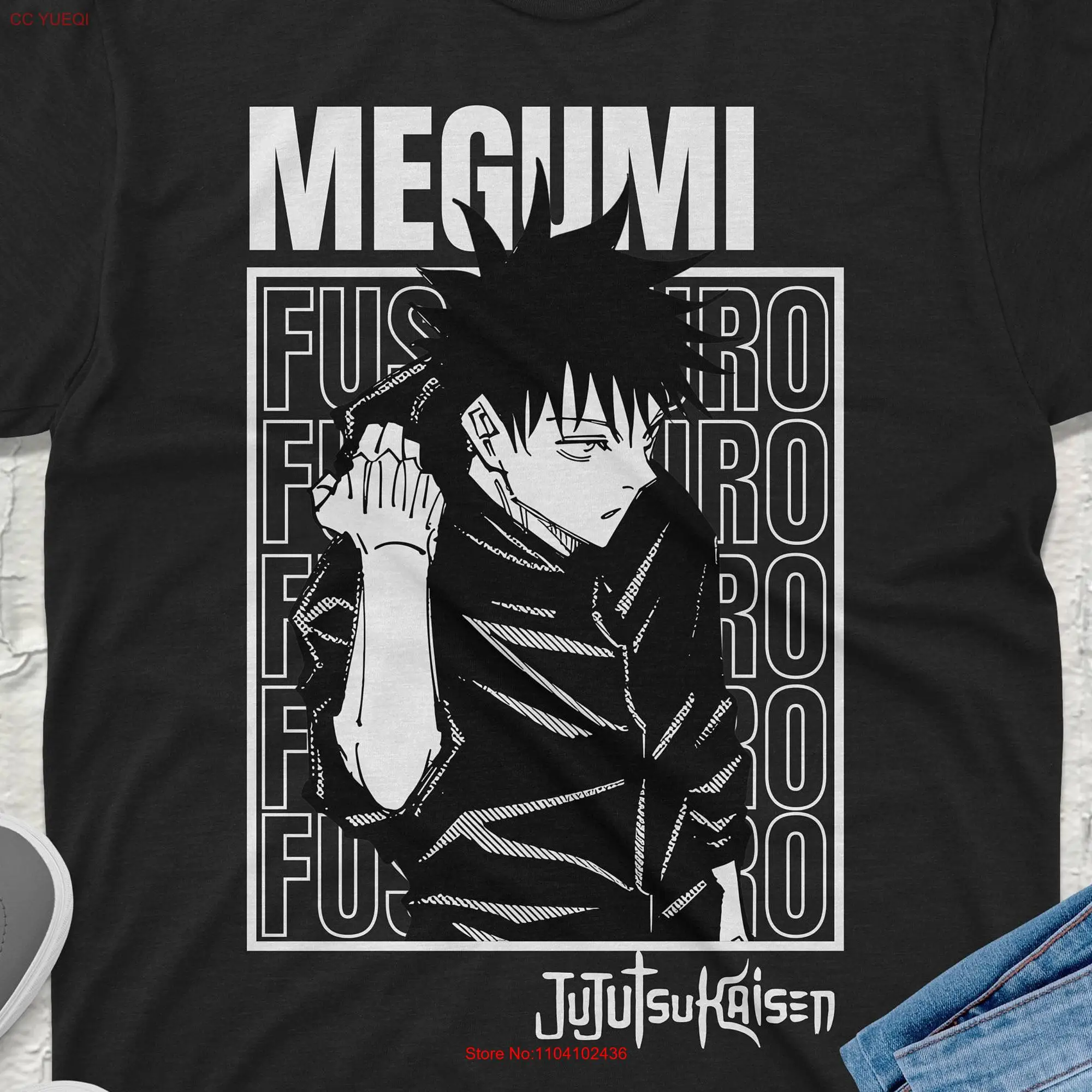 Megumi Fushiguro Jujutsu Kaisen T Shirt Vintage Streetwear Premium Quality Apparel Featuring Your Favorite Characters