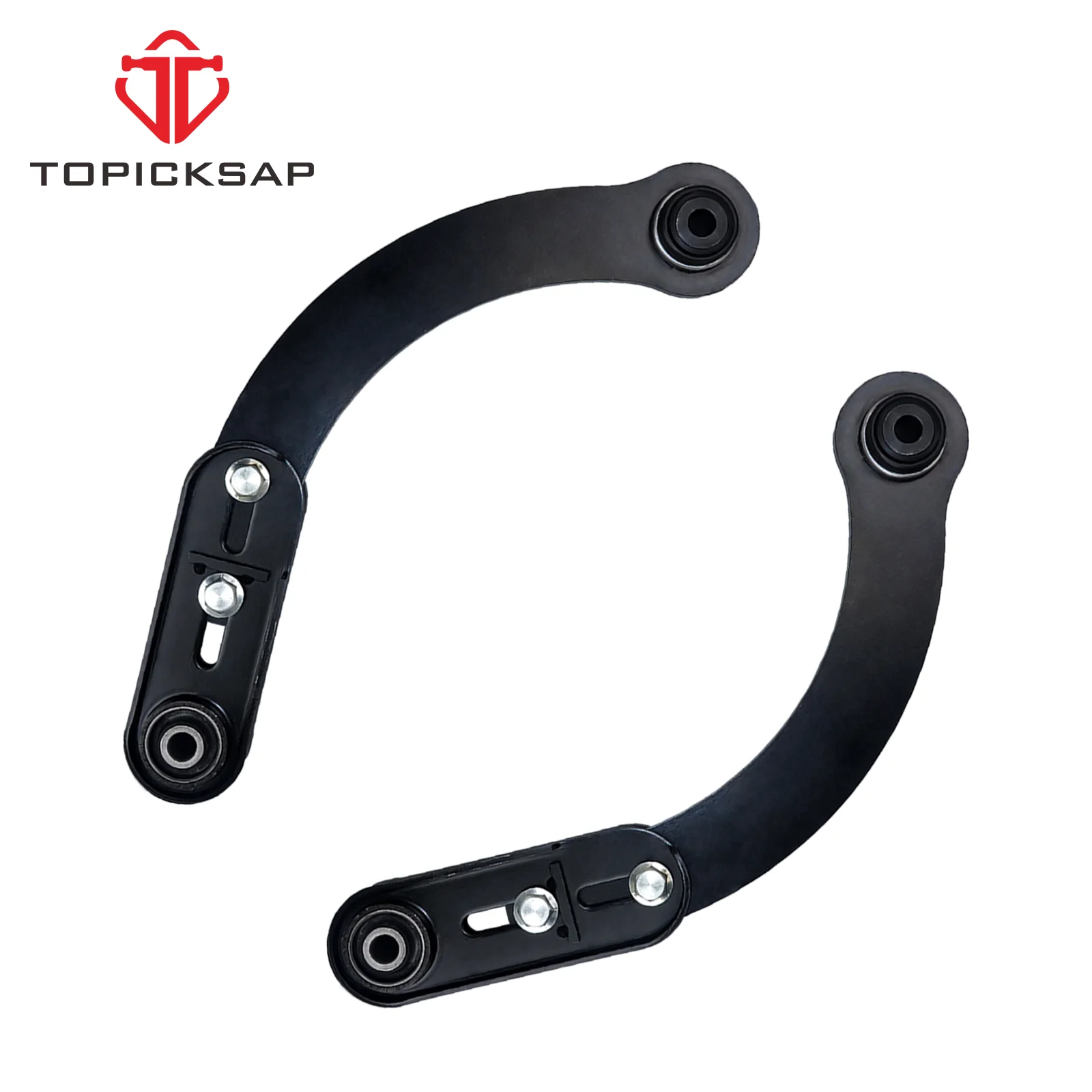 TOPICKSAP Adjustable Rear Upper Control Arms Left Right for Jeep Compass Patriot Dodge Caliber Mitsubishi Outlander 2007 - 2017