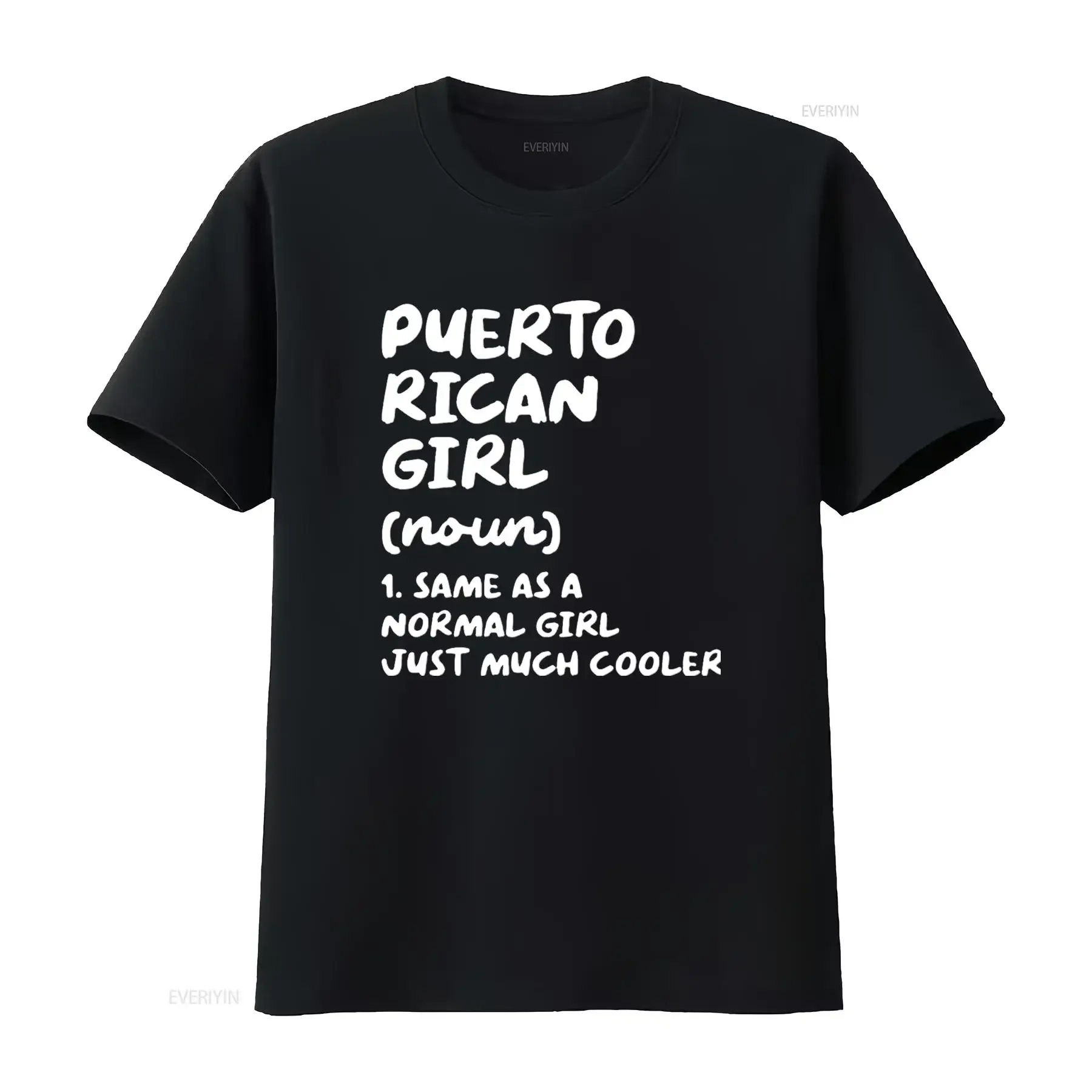 Womens Puerto Rican Girl Definition Funny Rico T Shirt Black Small vintage Washed Top For Everyday Wear Stretched Unisex Casual