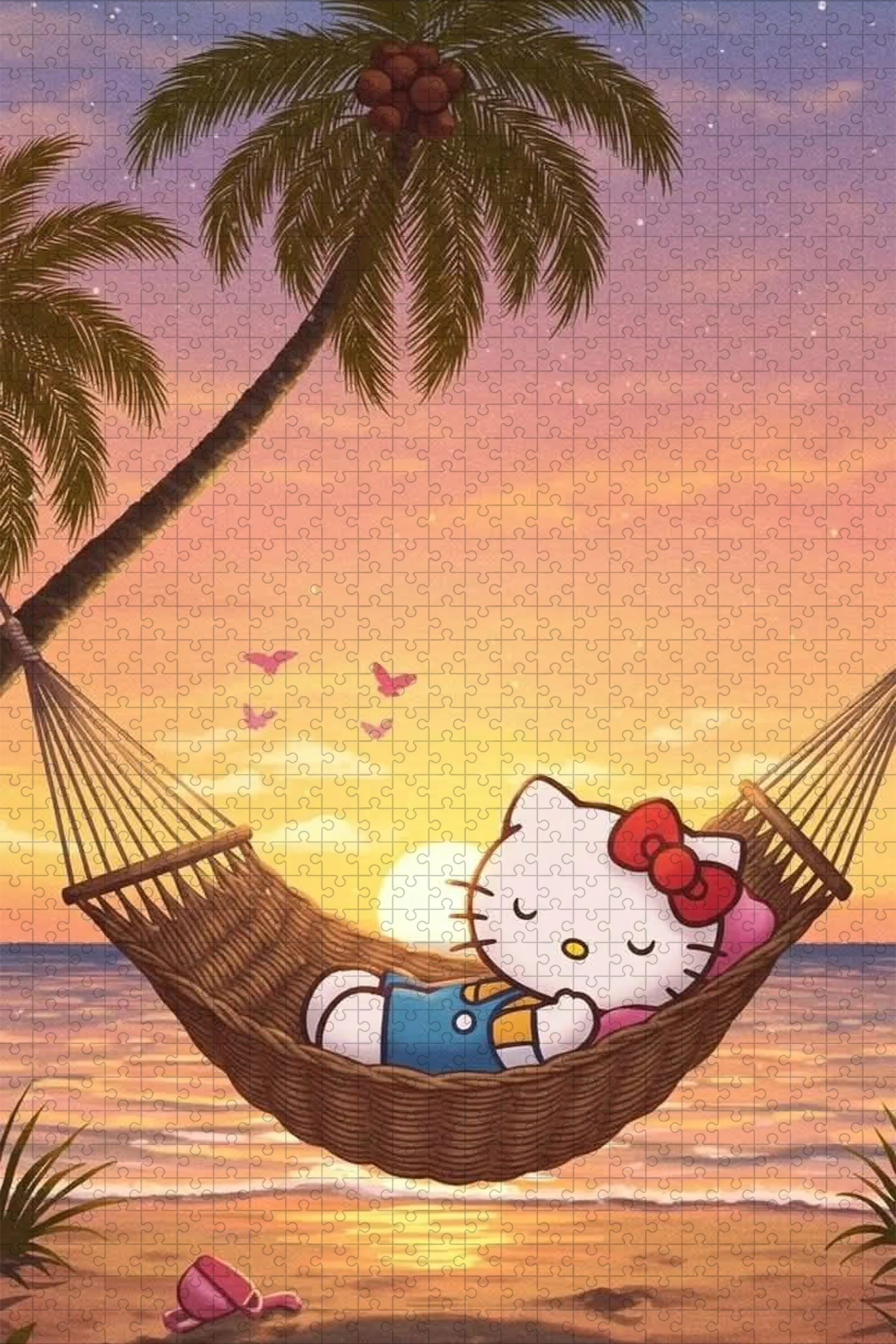 Sanrio Hello Kitty Puzzle Jigsaw Cartoon Anime Puzzle 108/200/300/500/1000/1500 pezzi Puzzle di intelligenza Regalo di compleanno