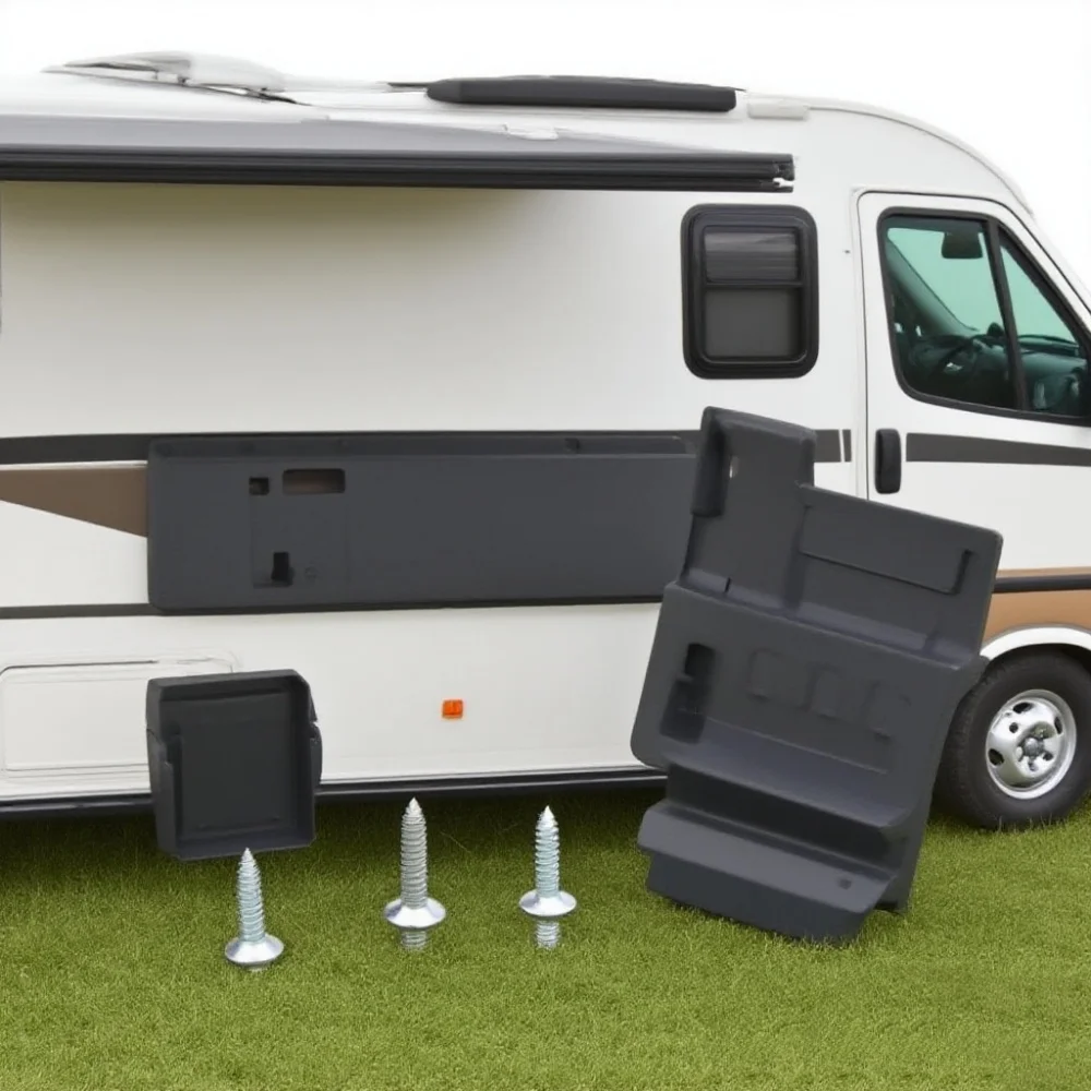 

1Set Rafter Support Bracket For FIAMMA F45/F70 06084/06085 98655-542 Durable Support Rod Bracket Accessories Black