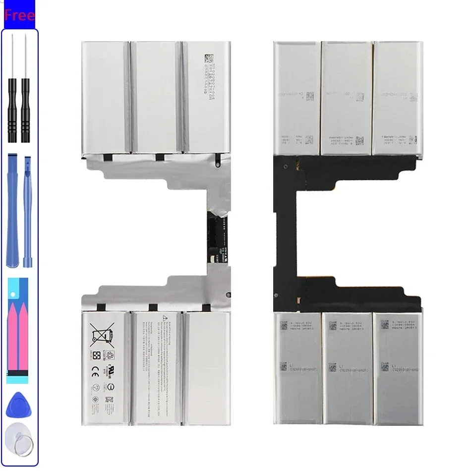 Battery 2387mAh/5218mAh For Microsoft Surface Book 2 1832 Centralized/1835 Discrete Graphics Version 13.5 inch Keyboard/Screen