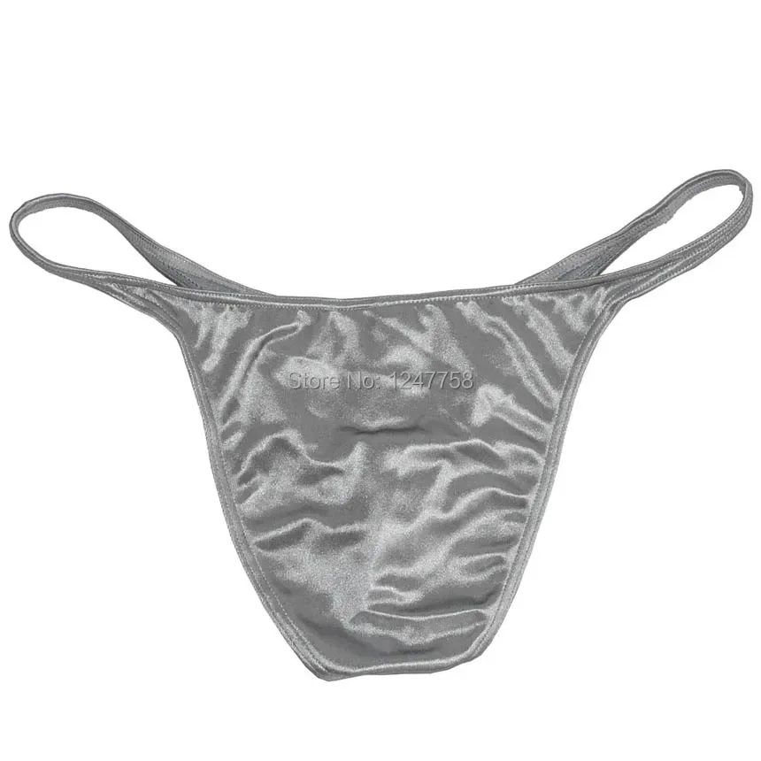 Men's Underwear Sexy Briefs Micro Tanga Male  Pants String Slip Homme Shiny Bikini