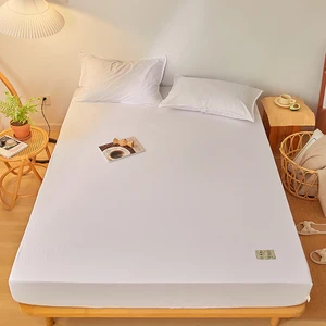 Luxo egípcio equipado lençol, Capa de colchão de algodão puro, Colchas elásticas, Lenços macios, Fronha pode encomendar 12 principais vendas haidasem bed sheet - №12