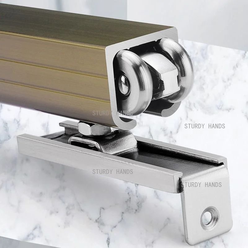 2PCS Household Sliding Door Pulley, Window Rail Suspension Wheel Sliding Door Pulley, Metal Bearing Wheel, Hardware Accessories