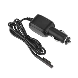 Cargador de coche para Surface 15V 3A para Microsoft Surface Pro 7 6 5 4 3, adaptador de fuente de alimentación de tableta, accesorios para automóviles, 120cm