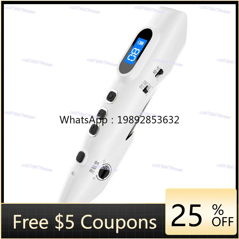 

Magnetic therapy electronic acupuncture meridian pen, automatic physiotherapy, circulating energy bar