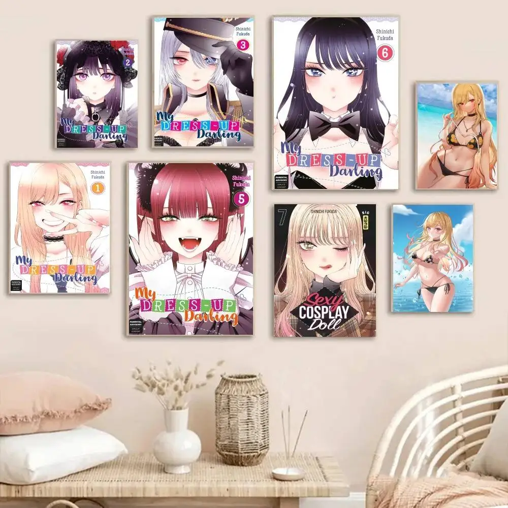 My Dress-Up Darling Anime Poster Art With Prints Home Bedroo