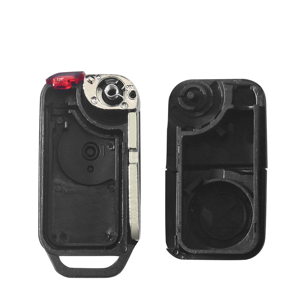 KEYYOU 1 Button Flip Folding Keyless Entry Remote Key Fob Case Shell For Mercedes Key For Benz C E S ML SL ML55 AMG S500 SL500