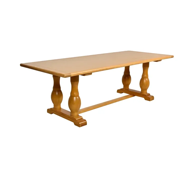 Mid-Century Bleached Wedding Trestle Table Wedding, Event, Party & Premium Rental