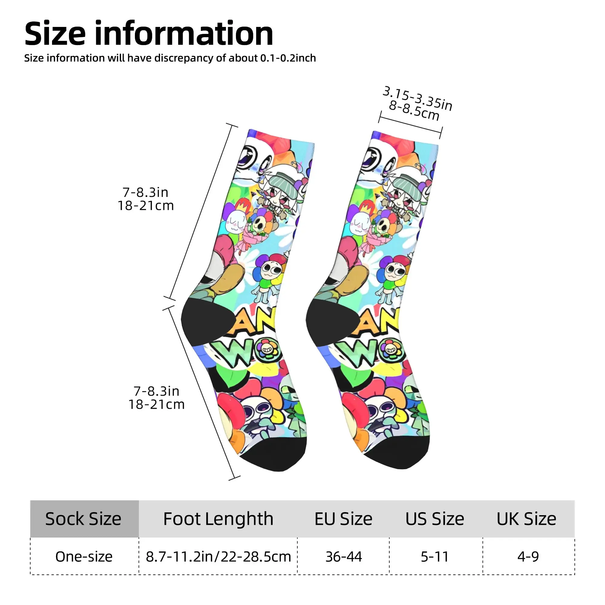 Jogos Dandys World Meias Homens Mulheres Poliéster Moda Meias Crazy Primavera Verão Outono Inverno Meias Tubo Médio Presentes