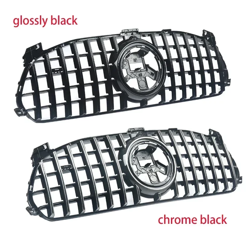 MAGICKIT 2020-2022 Grille W167 Front Grille Bumper Grill Hood Mesh for Mercedes-Benz C167 X167 Benz GLE350 300d 450 Accessories