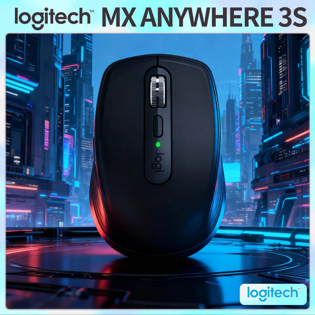 

Logitech MX Anywhere 3S Portable Wireless Mouse Silent Clicks for Business Travel Office Gaming
