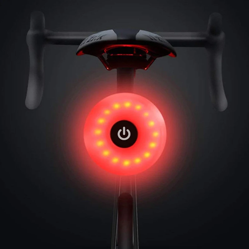 WasaFire Bicycle Tail Light USB Rechargeable Bike Rear Light Mini Flash Taillight Safety Warning Lights Cycling MTB Back Lamp