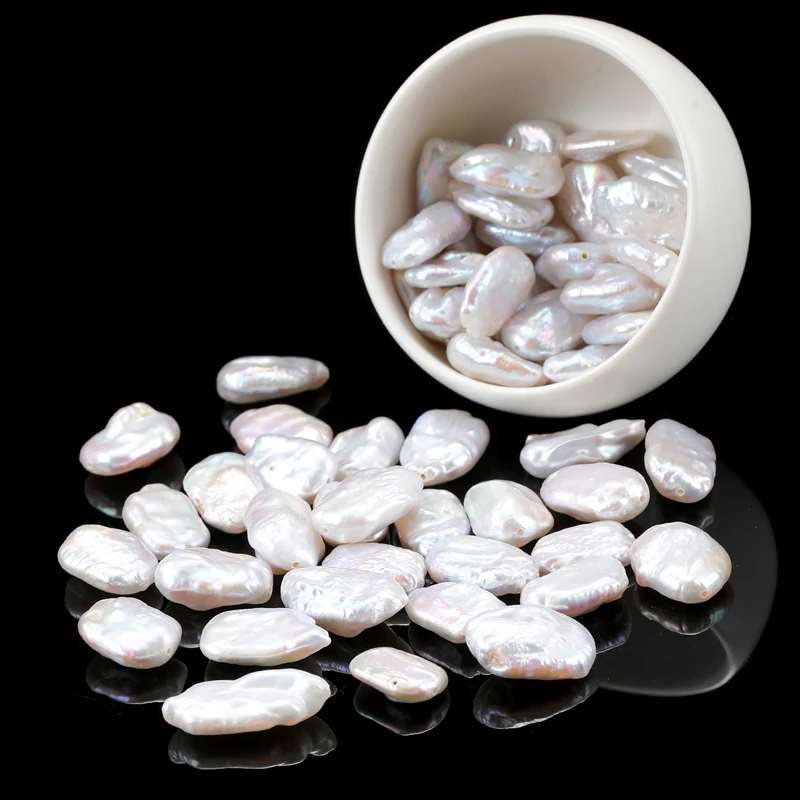 Natural Freshwater Pearl Beads Baroque Irregular Shape Punch Loose Beads For Jewelry Making DIY Necklace Bracelet Earring