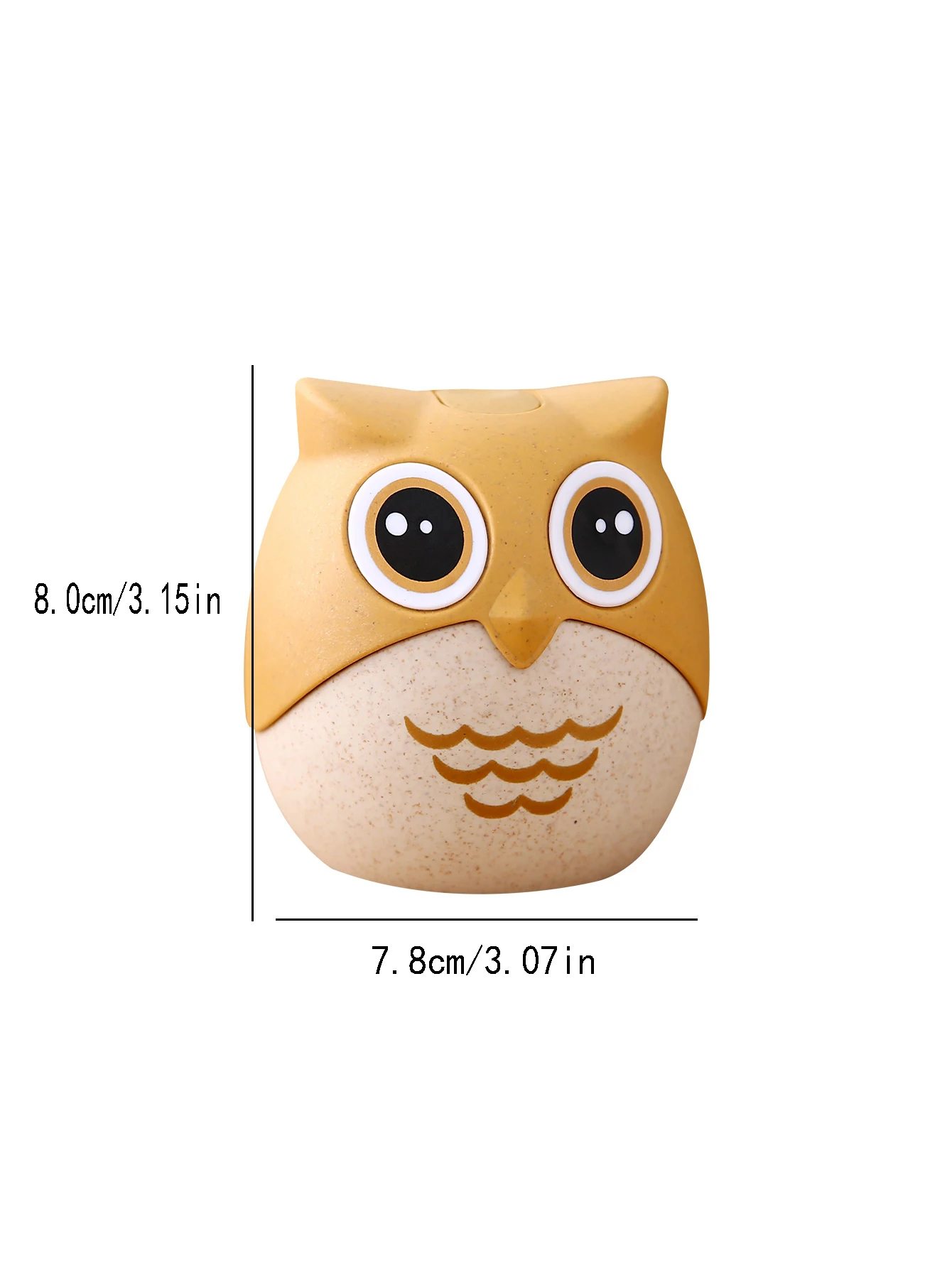 Cute Owl Shaped Toothpick Holder Container Eco-friendly Household Table Toothpick Storage Box Toothpick Dispenser Home Decor