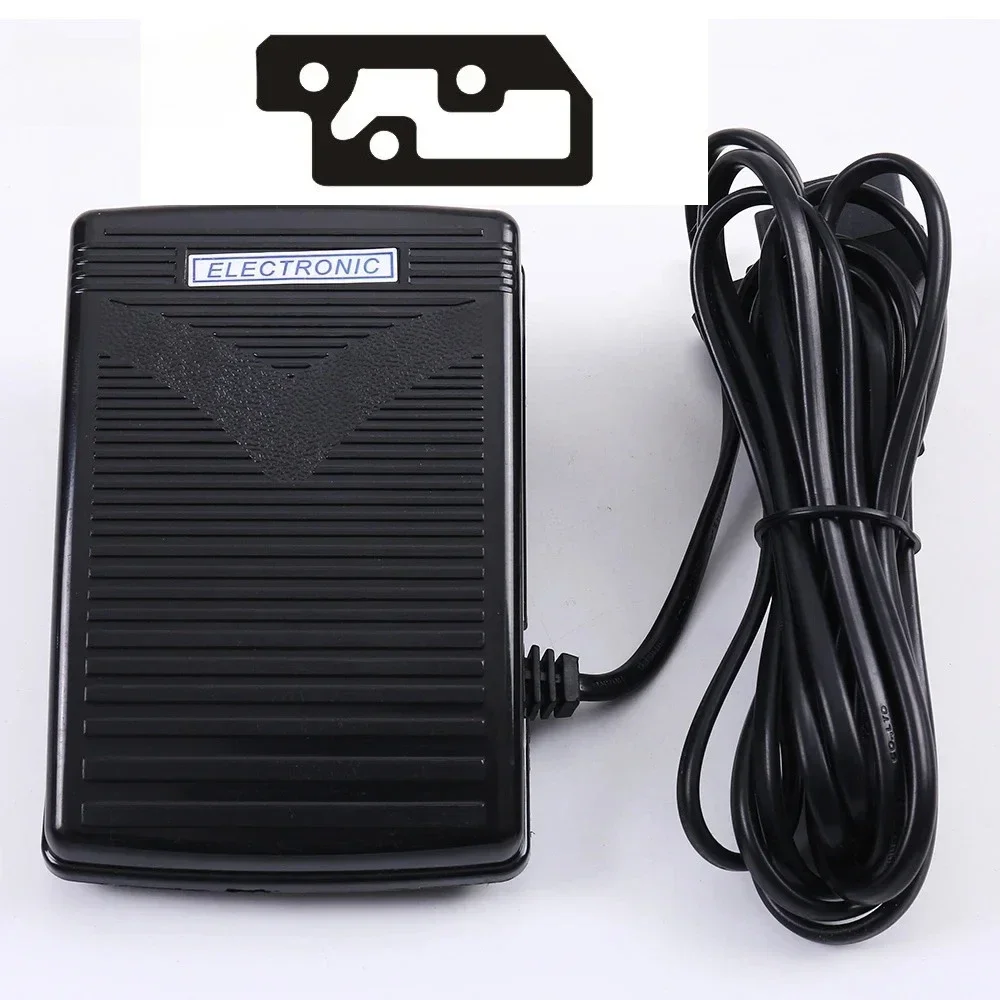 Pedal de máquina de costura, interruptor powercord, controlador de velocidade, acessórios de motor, controle elétrico para brother singer, peça