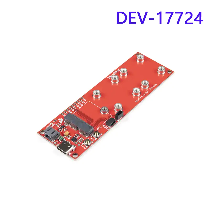 

DEV-17724 Development Boards & Kits - ARM SparkFun MicroMod Qwiic Carrier Board - Double