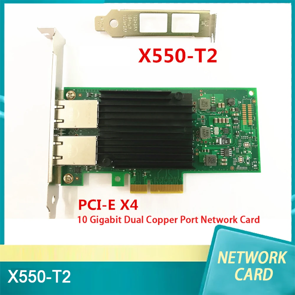 

Новинка для Intel X550-T2 10G PCIE X4 RJ45 10-гигабитная сетевая карта с двойным медным портом