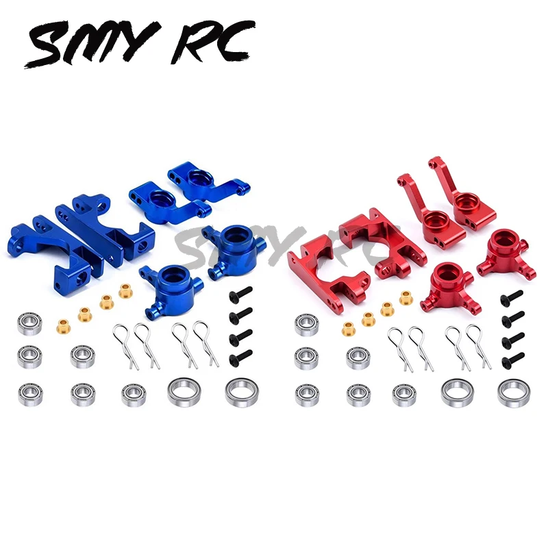 Metalen Stuurblokken Caster Blokken Stub Asdragers voor 1/10 Traxxas Slash 4WD VXL RC Auto Upgrades Onderdelen Accessoires