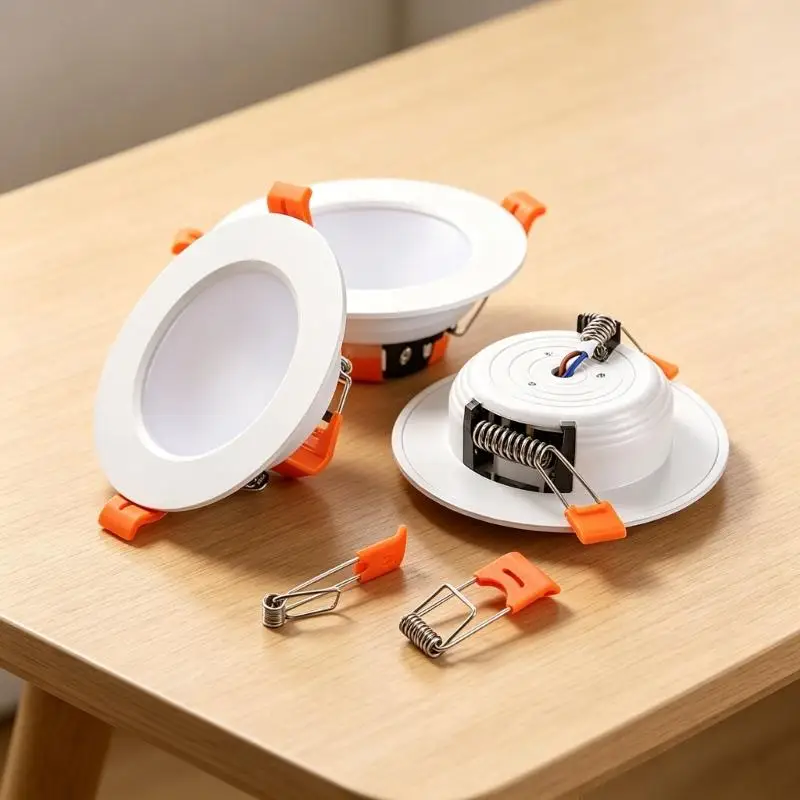 Recessed Lighting Accessory Spring Loaded Clip Downlight Panel Lamp Spring Clip 16x45mm for Ceiling Lamp