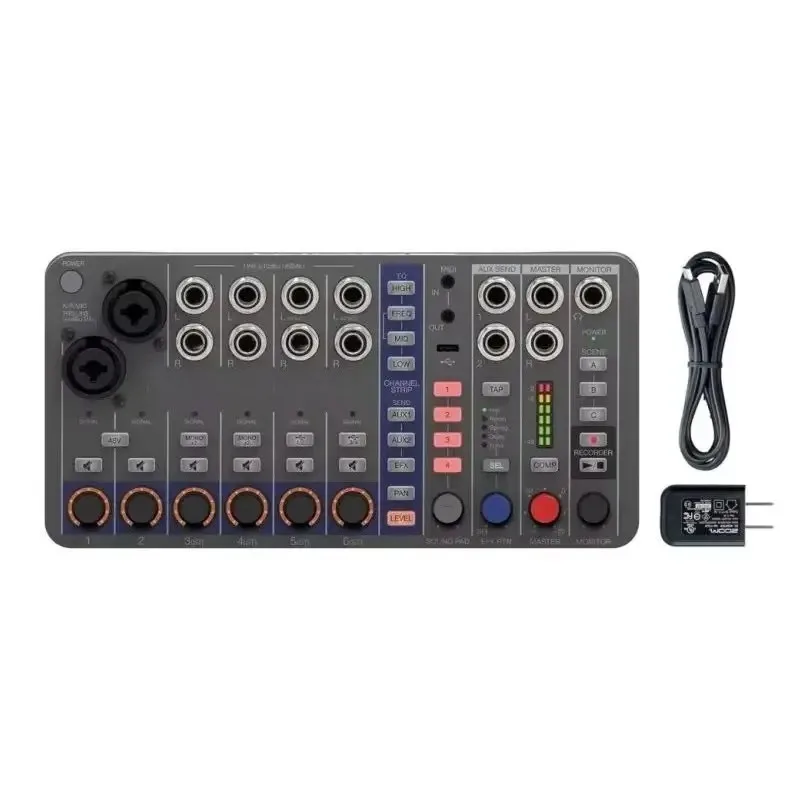 L6 10-Track Digital Mixer / Recorder with 32-bit Float and Pristine Sounding Preamps for Live Jams and Performance