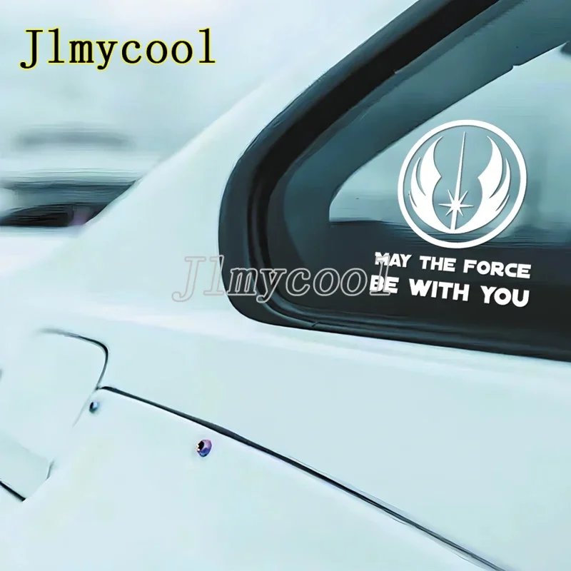 “ MAY THE FORCE BE WITH YOU ” DECAL for Star Wars Fans Creative Stickers with High High Quality for Cars Trucks !