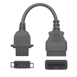 OBD2 8 Pin CABLE For Volvo Truck Heavy Duty Diagosis Connector 8pin Diagnostic Cables And Connectors OBD Cable Adapter