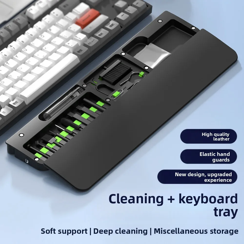 Wrist Pad Computer Cleaning Tools Soft Foam Keycap Puller Keyboard Cleaner Kit Screen Cleaning Tiny Earphone Clean Brush Set