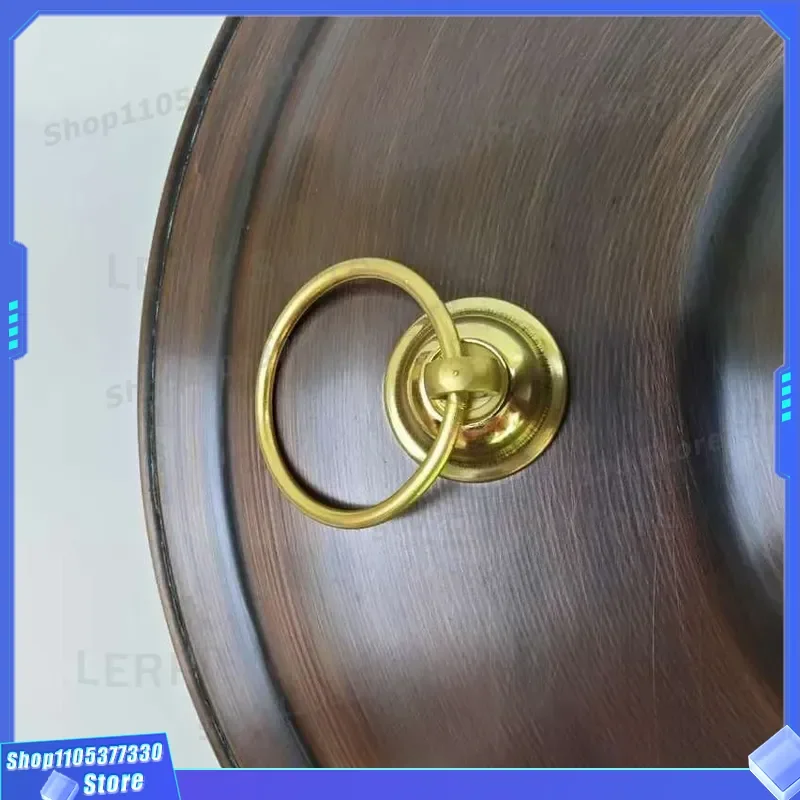 Pure Copper Hot Pot Traditional Charcoal Fire Boiler Old Beijing Style Mandarin Duck Split Pot for Household and Hotel Use