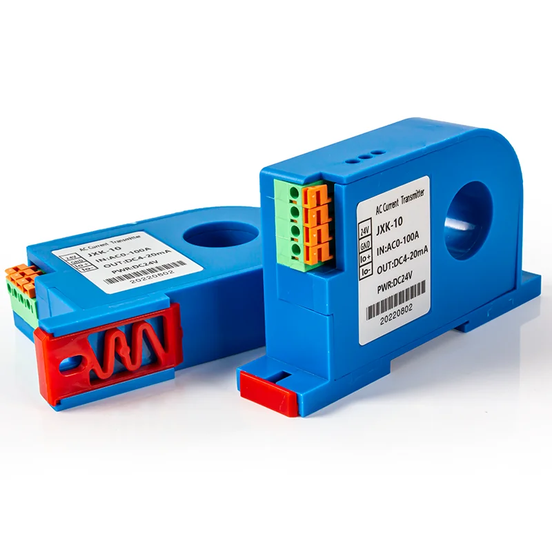 0-600A AC DC Current Signal Sensor 4-20mA 0-20mA 0-10V 0-5V RS485 22mm Hole Hall Effect AC DC Current Transducer Converter