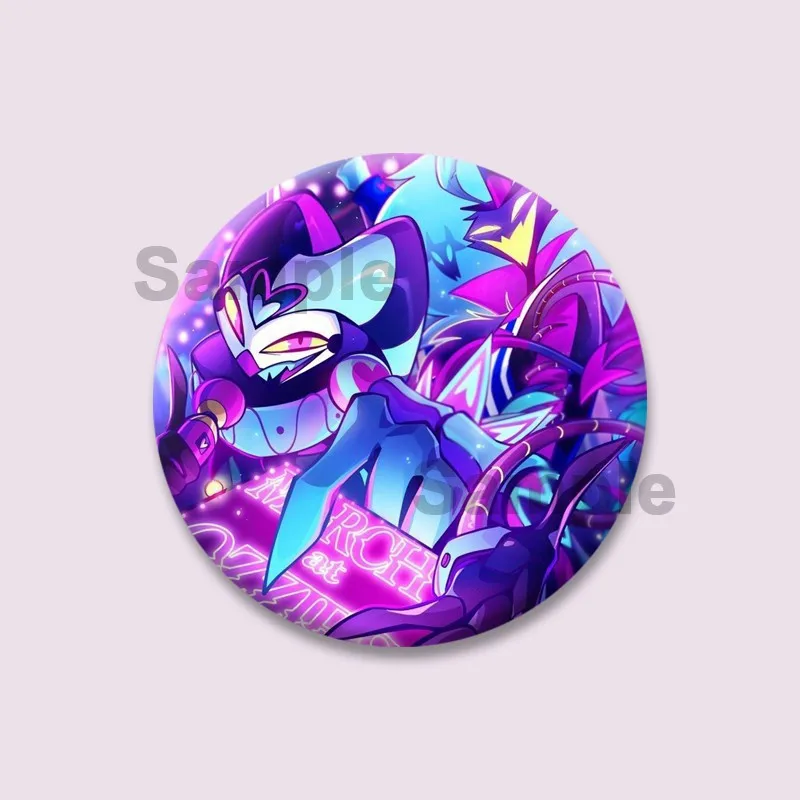 Helluva Boss Anime Badges Enamel Pins Little Blitzo Stolas Moxxie Brooch on Backpack Fashion Jewelry Accessory Gifts for Friend