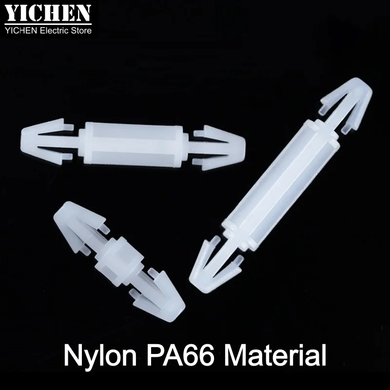 100pcs M3 Nylon PCB Standoffs PA66 UL94 V-2, 3mm Mounting Hole Spacers for Circuit Board Support Insulation Pillars Hardware LCV