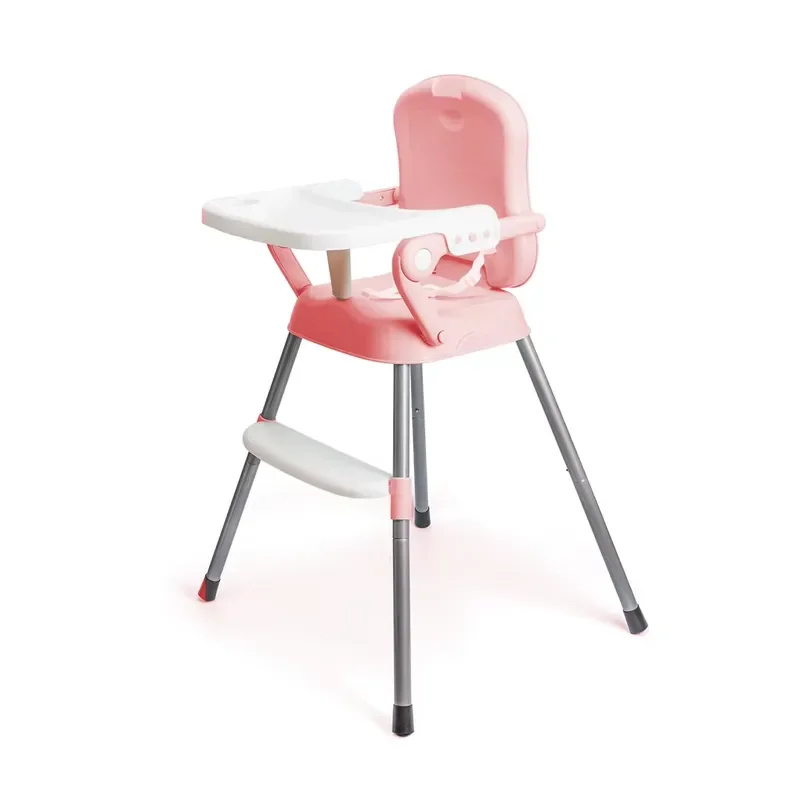 3 in 1 Adjustable Portable Plastic Baby Dining High Chair for Infants and Toddlers New Design Foldable Feeding Seat