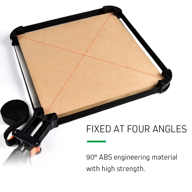 4M Pure Nylon Multifunction Blet Clamp Frame Clips Quick Adjustable Band Clamp 90 Degrees Right Angle Frame Clips Polygonal Clip