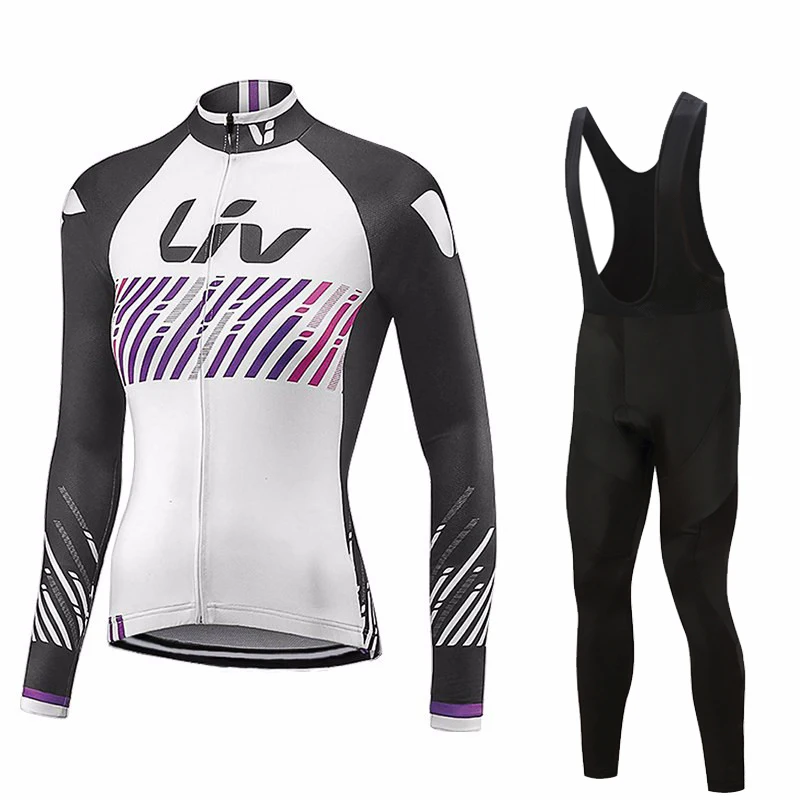 

Liv women's long sleeved cycling clothing, comfortable outdoor mountain bike n ü'shi suit