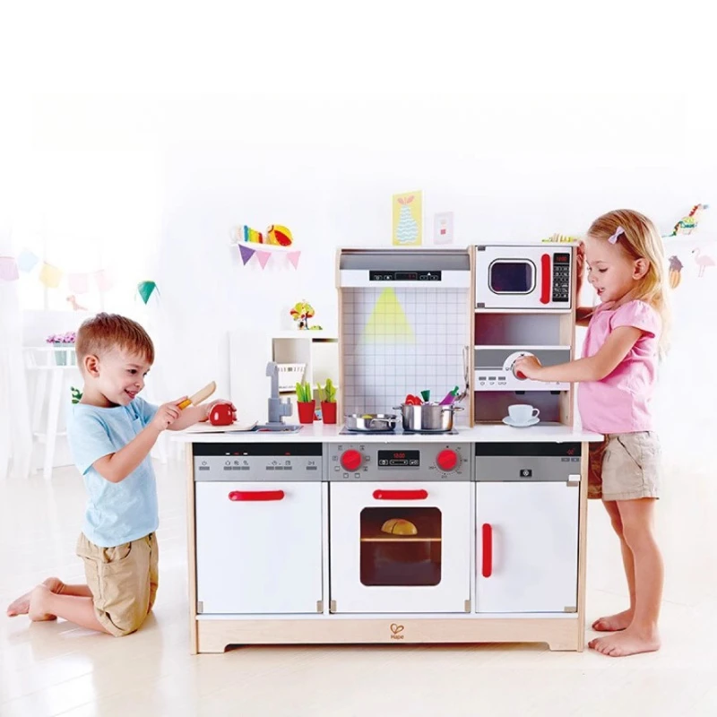 Kitchen toys, simulated kitchen utensils, cooking and cooking gourmet sets, educational skills