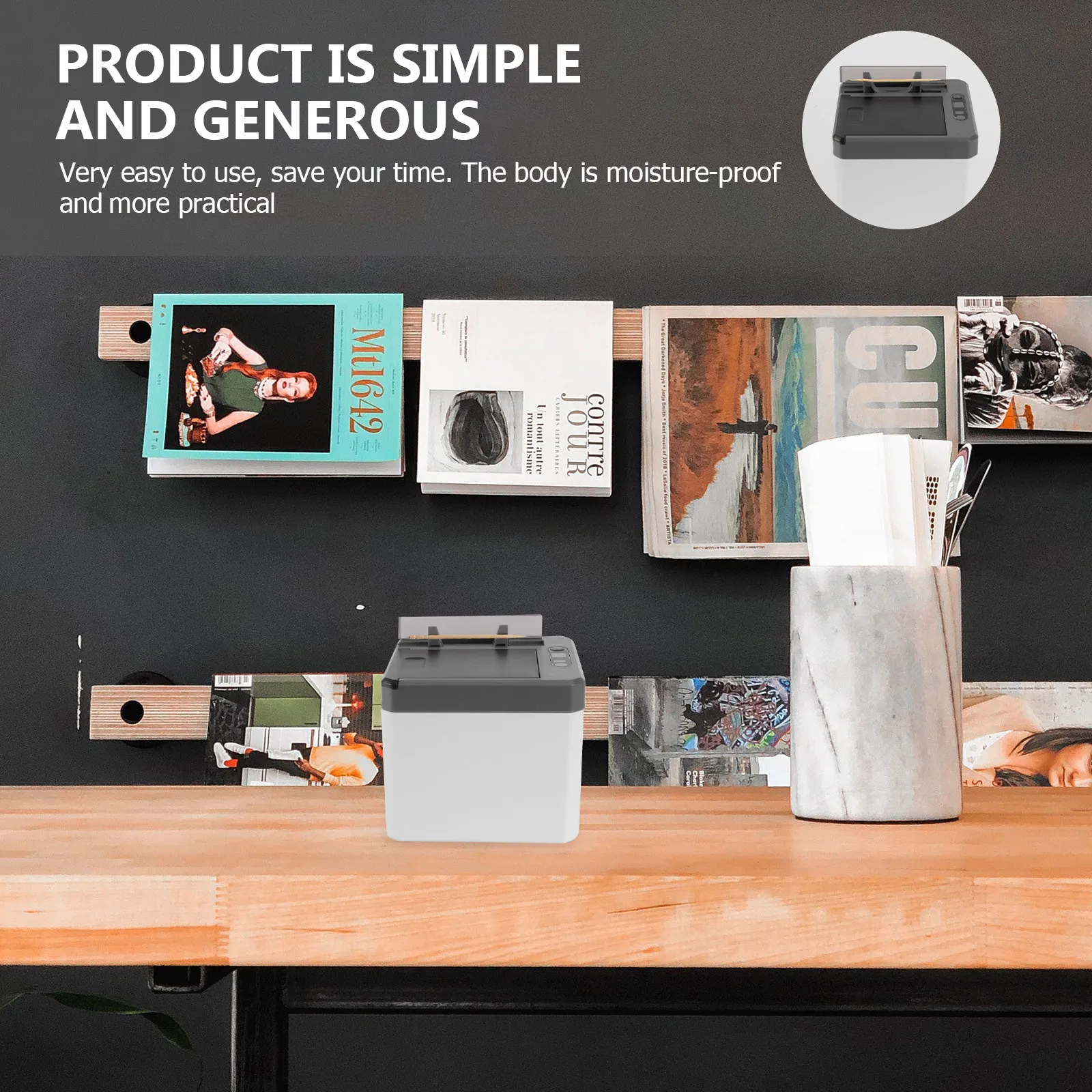 Smart Toothpick Box Automatic Pop-Up Dispenser Infrared Sensing Technology Premium Material Compact Design Household Toothpick