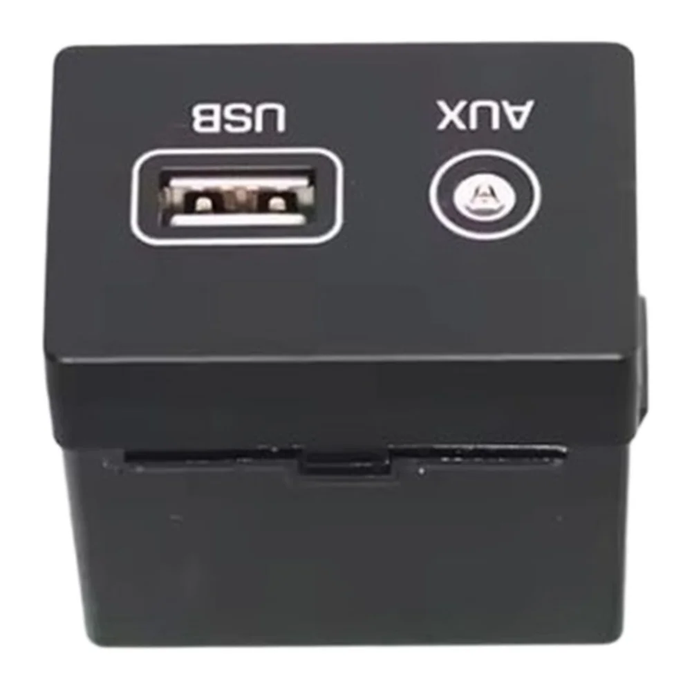 Black Plastic USB Adapter AUX Jack Assembly Part Number 96120D3600, 96120-D3600 For Hyundai Tucson 2019-2021 Accessories