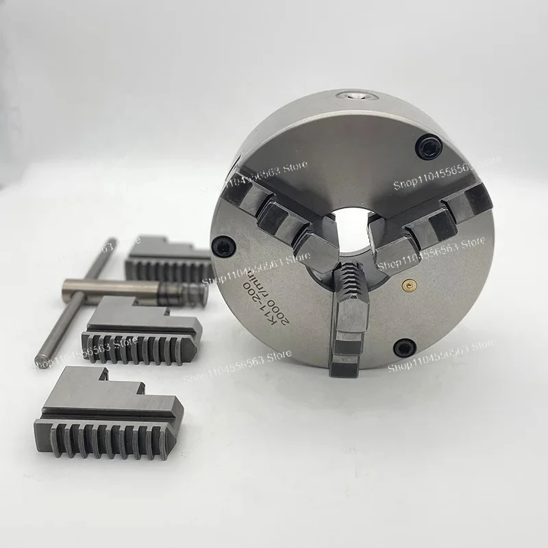 K11-200 8 Inch (200mm) Front Mount 3 Jaw Metal Lathe Chuck